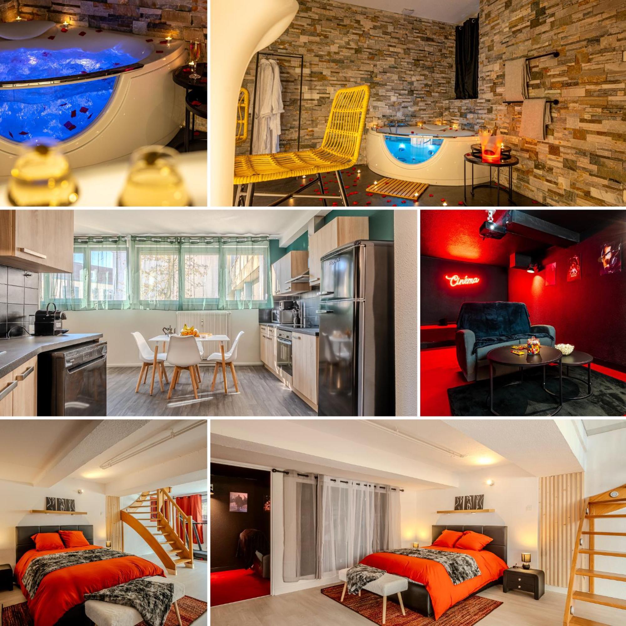 Cocon Relax - Jacuzzi - Cinema Apartment Montbéliard Exterior foto